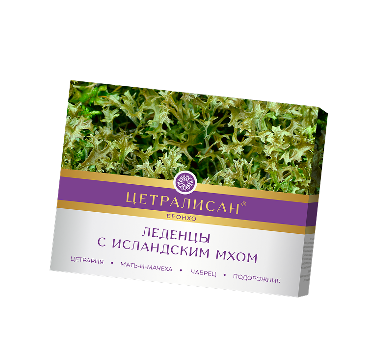 Цетрария при боли в горле